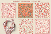 FLORAL ORNAMENTS. Vector Set., a Pattern Graphic by Irina Skaska (Thumbnail 13 of 17)