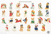 Christmas Dogs PNG, an Animal Illustration by Markicha Art (Thumbnail 4 of 5)