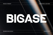 Bigase - Modern Sans Display Font, a Sans Serif Font by Flawless And Co (Thumbnail 1 of 10)