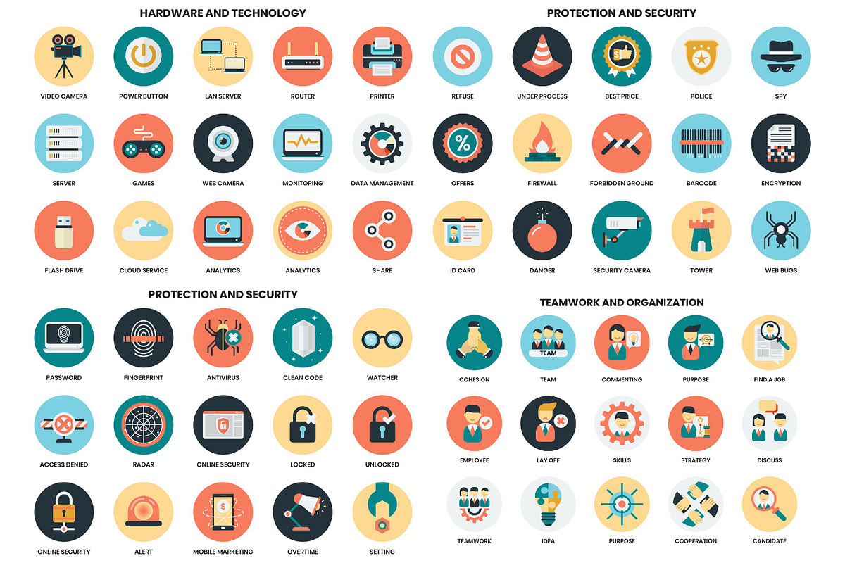 1155 PERFECT ICONS SET, an Outline Icon by Toonsteb (Photo 12 of 26)