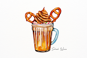 Tasty Milkshake Dessert Watercolor, a Food Illustration by New-School-Wave (Thumbnail 4 of 5)