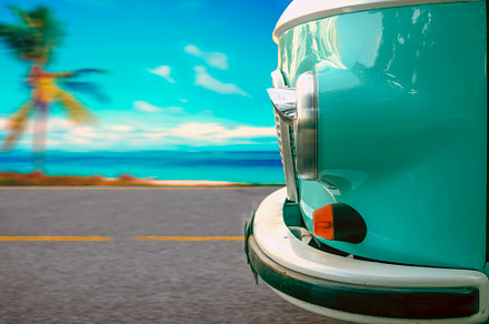 The vintage van 
