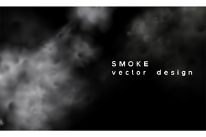 Smoke Vector Background. Abstract