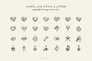 LOVE & ROMANCE lineart illustrations, a Seasonal Illustration by Crocus Paperi (Thumbnail 3 of 4)