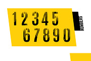 Wheel Tire Alphabet & Lettering Pack, a Transportation Illustration by Annyart Design (Thumbnail 5 of 14)