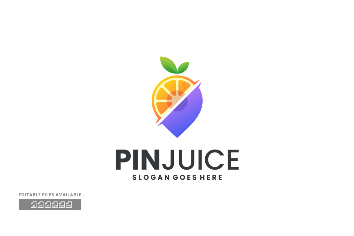 Pin Juice Gradient Colorful Logo, a Branding & Logo Template by ivan_artnivora