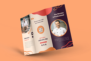 Cooking Class Trifold Brochure