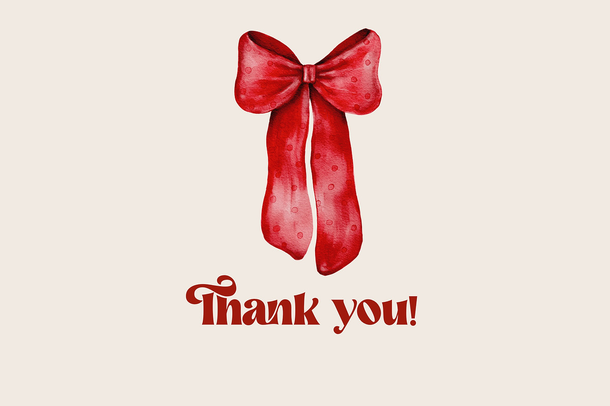 Christmas watercolor clipart set png, a Seasonal Illustration by Julia Bogdan (Photo 9 of 9)
