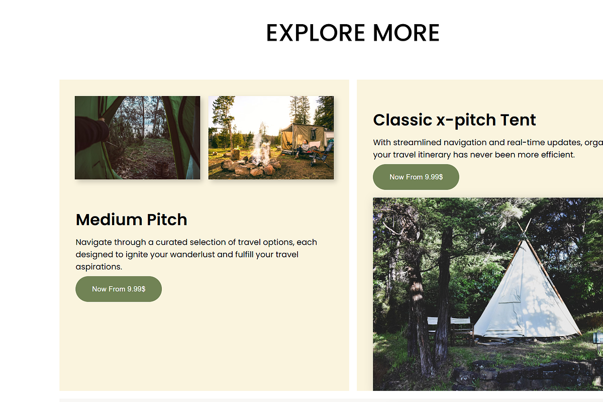 Karura–Camping Website Template, a Landing Page Template by NomaTemplates (Photo 10 of 13)