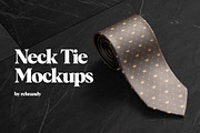 Neck Tie Mockups, a Merchandise Mockup by rebrandy (Thumbnail 1 of 10)