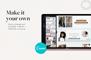 Eva Facebook Page Canva Template, a Templates & Theme by The Canva Template Shop (Thumbnail 2 of 5)