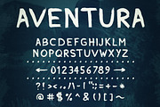 Aventura - Handmade Font, a Handwritten Font by Brandspark (Thumbnail 2 of 4)