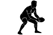 Rugby Player Silhouette Pack, an Illustration by Amazin_art (Thumbnail 15 of 31)