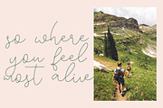 Mountain, a Script Font by Katie Holland (Thumbnail 6 of 7)