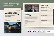 Home Energy Efficient Whitepaper, a Brochure Template by productype1 (Thumbnail 1 of 6)