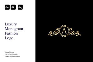 Luxury Monogram Fashion Logo, a Branding & Logo Template by Luxury Logos