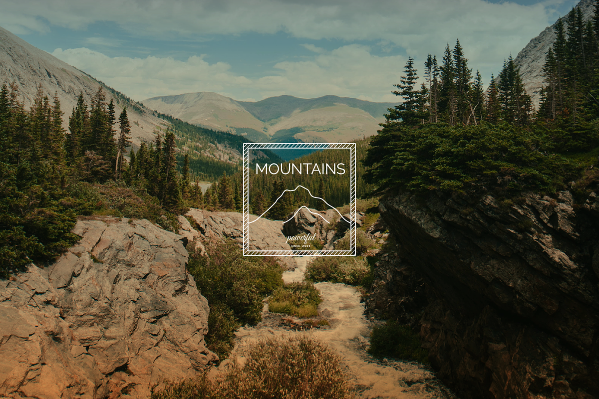 MOUNTAIN Logos, Icons and Frames, a Branding & Logo Template by Andreen (Photo 3 of 15)