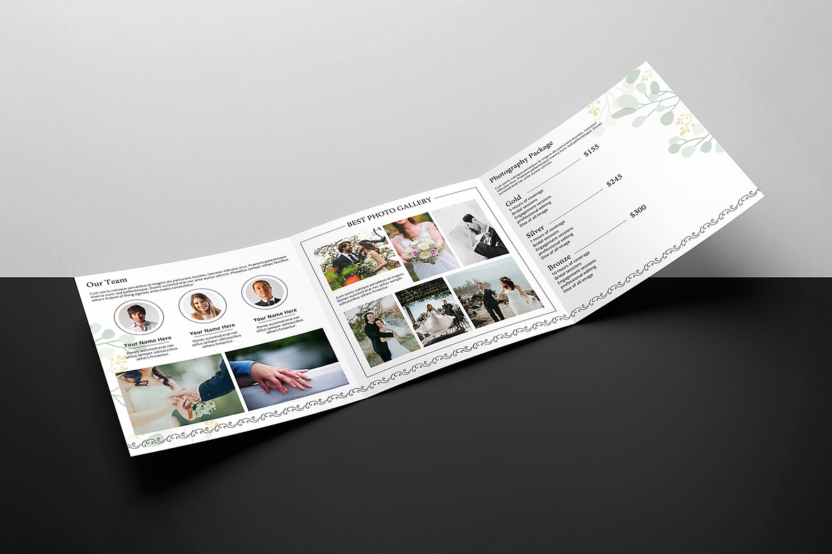 Photography Square Trifold Brochure, a Brochure Template by Template Shop (Photo 4 of 5)