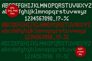 Christmas Knitted Elements, EPS, PNG