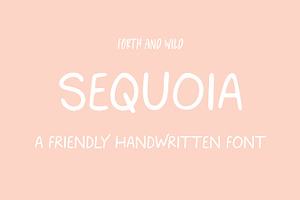 Sequoia Handwritten Font