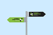 Street Direction Mockup, a Product Mockup by bimockup (Thumbnail 4 of 6)