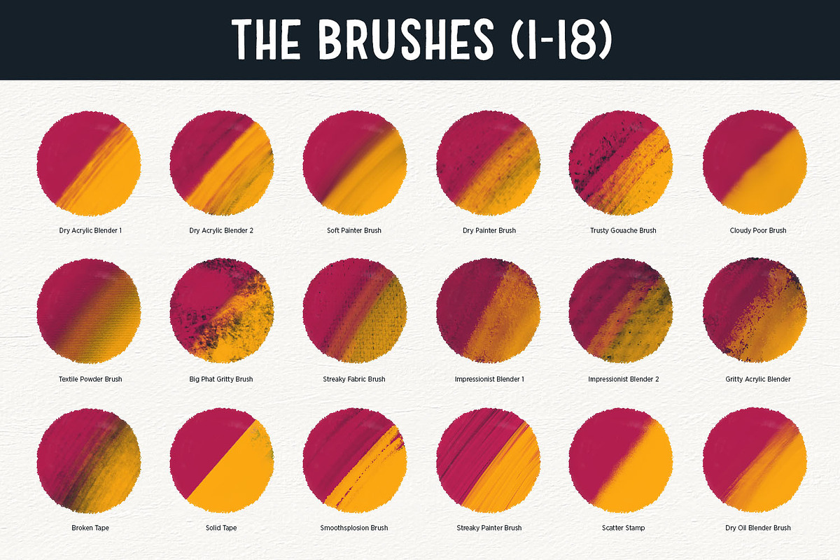 The Brush Bar | 60 Procreate Brushes, a Brush Add-On by Callie Rian & Co. (Photo 6 of 13)