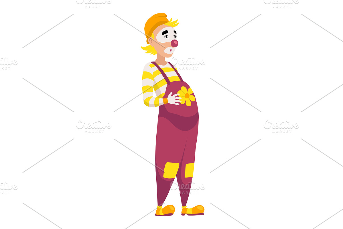 Circus clown. Kids holiday character, an Object Illustration by the8monkey
