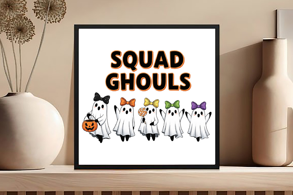 Squad Ghouls PNG Halloween, an Illustration by Black Bird Studio (Photo 4 of 4)