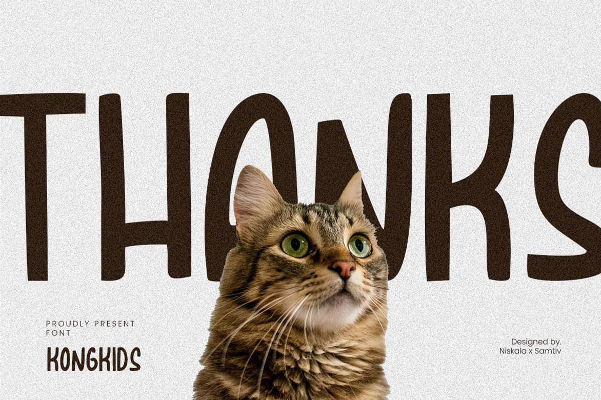 Meowhong - Modern Handwritten Font, a Sans Serif Font by Luna Shop (Photo 7 of 7)