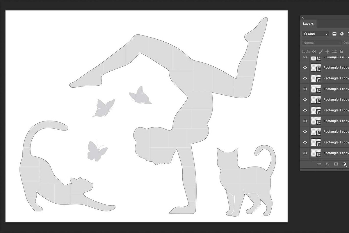 Yoga Girl And Cat Photo Collage, a Templates & Theme by AIW SOLUTIONS (Photo 2 of 5)