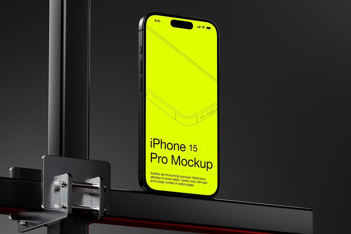 M-Mockups: Apple Devices, an iPhone Mockup by ls.graphics (Photo 5 of 9)