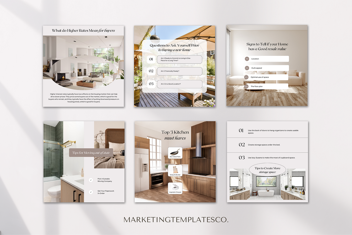 May Real Estate Posts with Captions, a Social Media Template by Marketing Templates Co. (Photo 3 of 9)