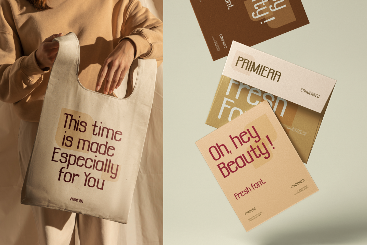 Primiera, a Sans Serif Font by Burntilldead (Photo 8 of 13)