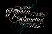 Ulgiora Edgy and  Luxurious Tattoo, a Script Font by WhymoreArt (Thumbnail 3 of 12)