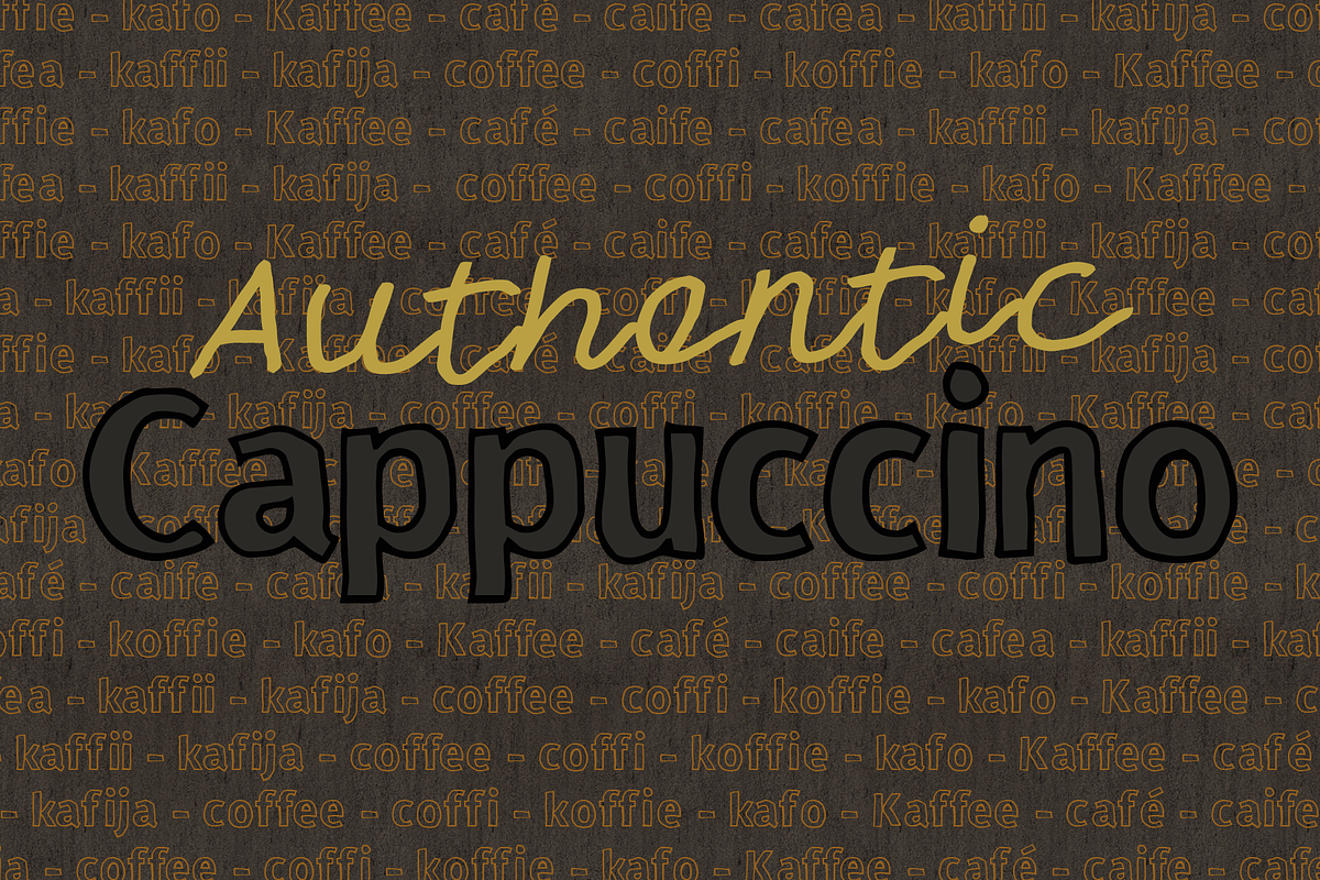 Milchkaffee Megafamily Font preview 8