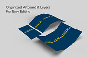 6x9 Trifold Brochure Mockup, a Print Template by IFBdesign (Thumbnail 3 of 3)