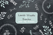 Laurels, Wreaths and Branches, an Object Graphic by Cozy pattern shop (Thumbnail 1 of 4)