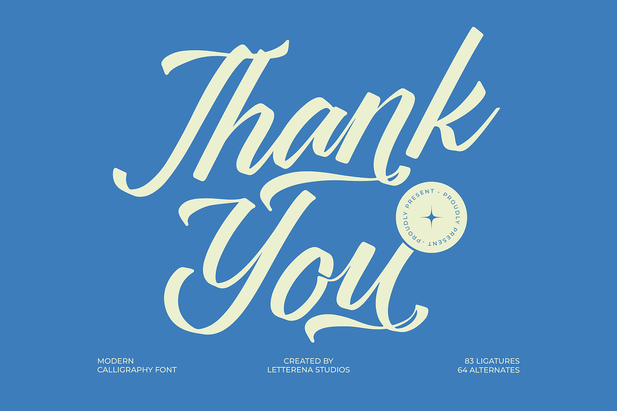 Clesha Halgestine Modern Calligraphy, a Script Font by Letterena Studios Script (Photo 20 of 20)