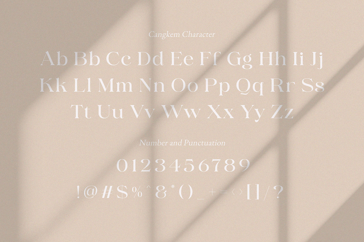 Cangkem || Elegant Display Serif, a Serif Font by BrandSemut (Photo 17 of 20)