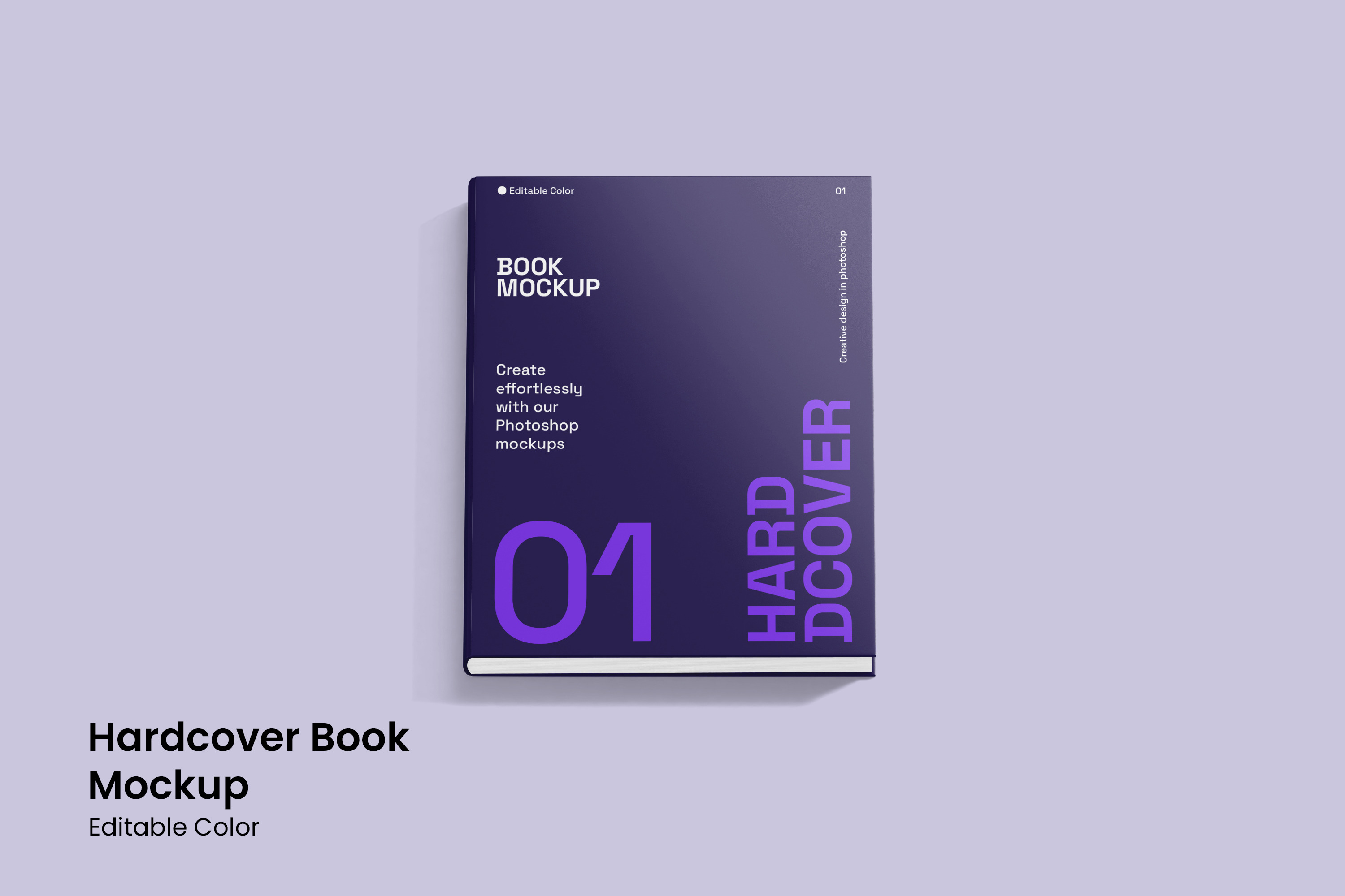 Hardcover Book Mockup, a Books & Magazine Mockup by Unerispace