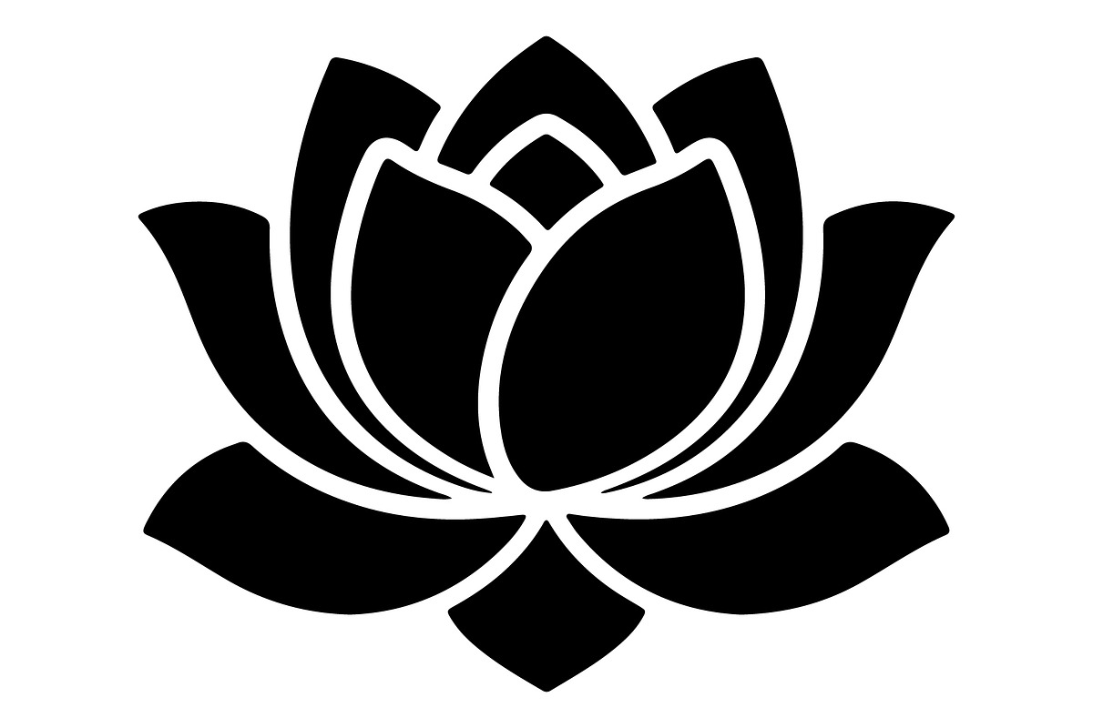 Floral Rose Lotus Silhouette, an Object Graphic by Gfx_Store (Photo 9 of 14)
