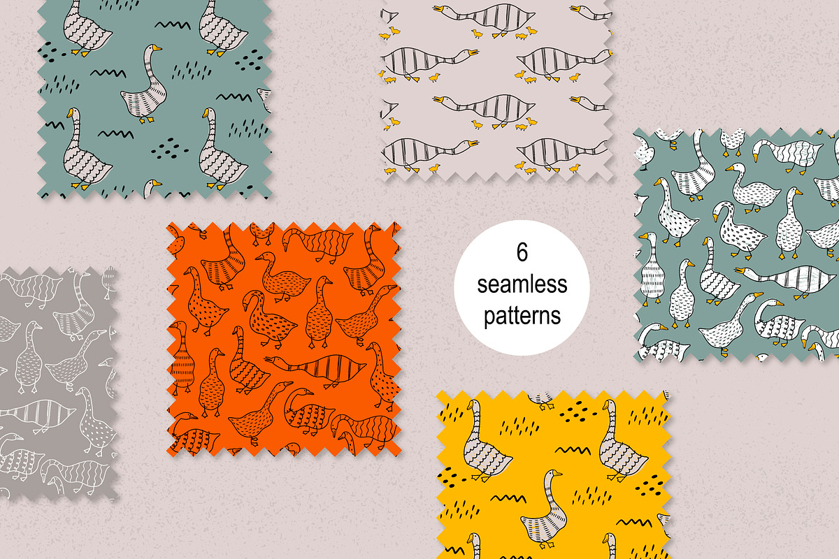 Funny geese, an Object Graphic by Alona Savchuk (Photo 5 of 7)
