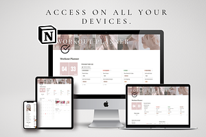 Notion Workout Tracker Editable