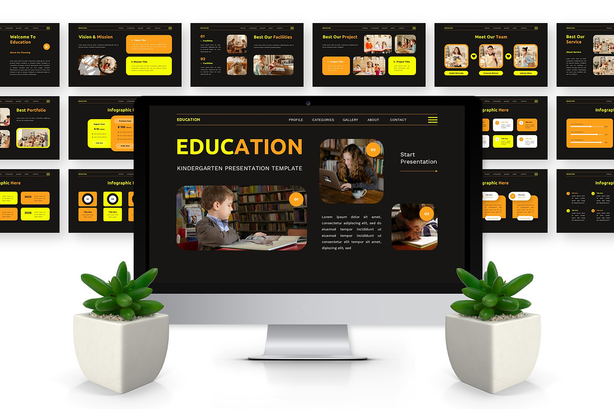 Education - Kindergarten Powerpoint, a Presentation Template by Deepslide Studio (Photo 2 of 6)