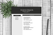 Resume Template Vivienne, a Resume Template by Resume Template Shoppe (Thumbnail 4 of 4)