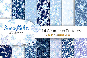 Snowflakes Watercolor Paper