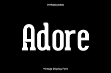 Adore Modern Serif Font