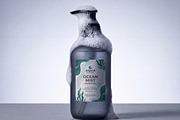 Frosted Pump Bottle Mockup, a Packaging Mockup by Designer Dude (Thumbnail 1 of 2)