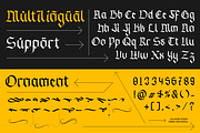 Ganghoods Font, a Blackletter Font by Allouse Studio (Thumbnail 2 of 11)