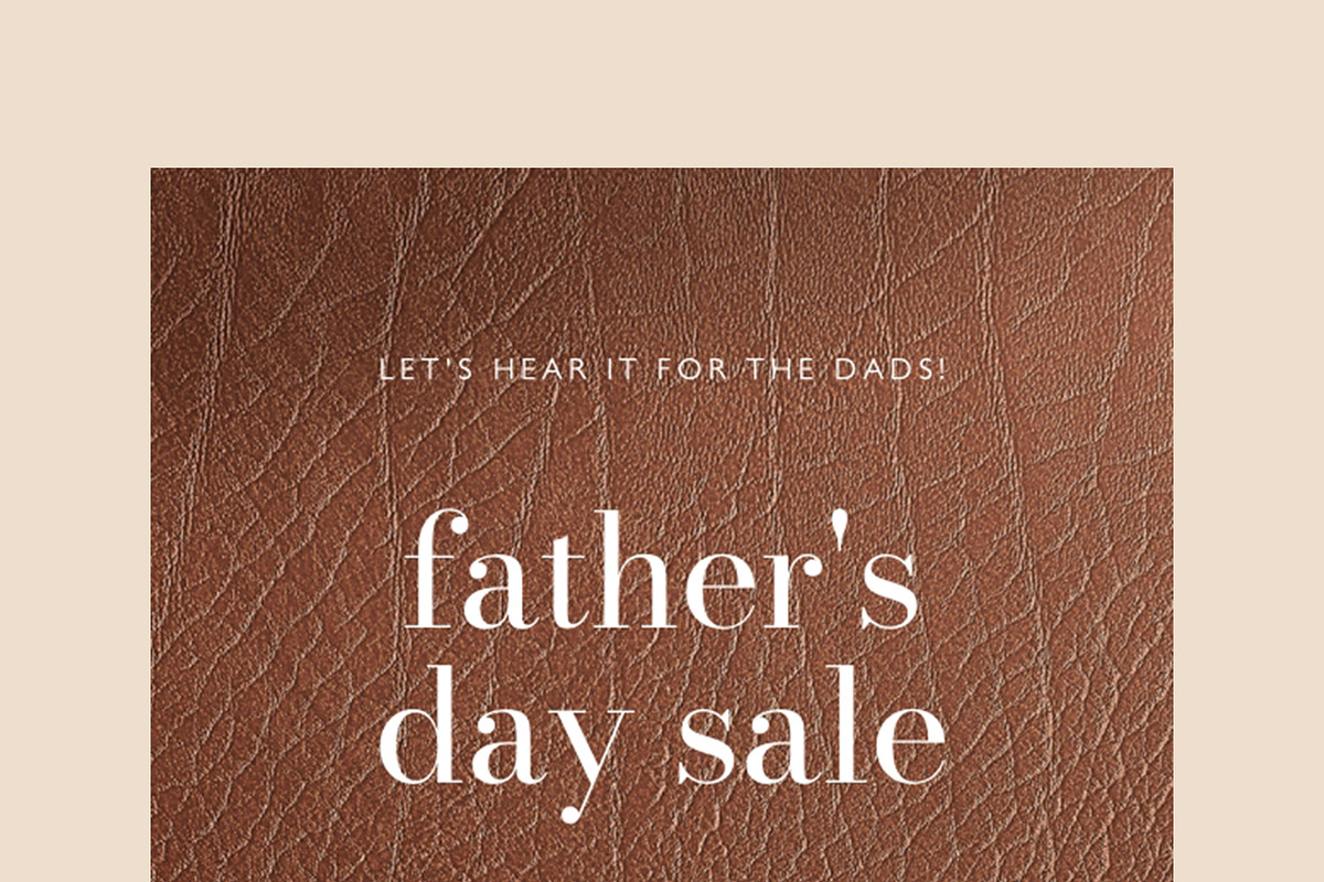 Father's Day Sale Email Template, an Email Template by KikiBunnyCreative (Photo 3 of 7)